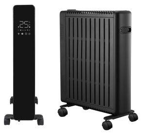 Convector radiator 2000W zwart SMART Wi-Fi TUYA - Afbeelding 2