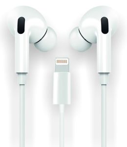Oordopjes lightning met volumeregelaar wit HOP - Afbeelding 2