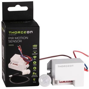 Bewegingsmelder IR inbouw mini wit - Afbeelding 2