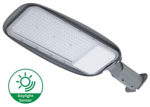 LED Straatlamp 100W 4000K grijs + schemerschakelaar - Afbeelding 2