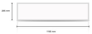 LED backlit paneel wit 120x30cm 40W 3CCT 4000Lm dimbaar - Afbeelding 2