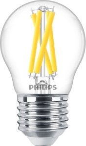 Philips LED kogel E27 3,4-40W filament helder WarmGlow blister - Afbeelding 2