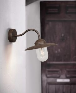 Wandlamp Luxembourg E27 roest IP54 - Afbeelding 2