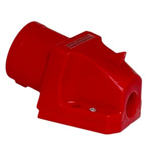 CEE 5P/32A/400V opb wcd rood met pennen en fasewisselaar - Afbeelding 2
