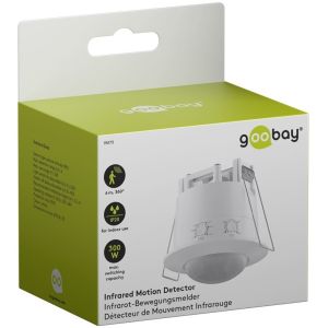 Bewegingsmelder IR inbouw plafond 360 graden wit - Afbeelding 2