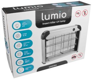 Insectenlamp 2x8W 1800V 60m2 metaal - Afbeelding 2