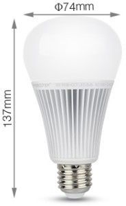 RGB-CCT LED E27 GLS 9W RF 2.4G - Afbeelding 2