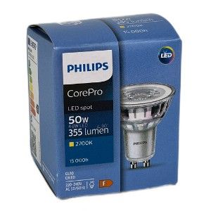 Philips LED spot GU10 4,6-50W 2700K - Afbeelding 2