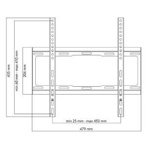 TV wandbeugel WM2411 One For All - Afbeelding 2