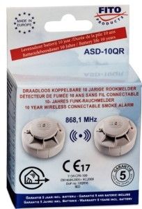 Optische rookmelder draadloos koppelbaar op batterij - Afbeelding 2