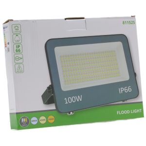 LED Bouwlamp 100W 3CCT zwart - Afbeelding 2