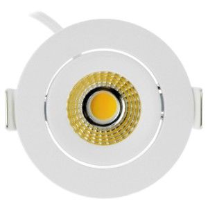 LED inbouwspot 5W DimToWarm 62mm 36gr rond verstelbaar wit - Afbeelding 2