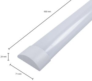 LED armatuur smalle kap 20W 60cm 4000K wit - Afbeelding 2