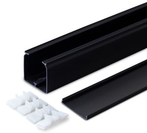 Canalit M5 kabelgoot 60x40mm 2m zwart - Afbeelding 2