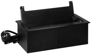 TCD RA 2V + USB en USB-C +2xUTP zwart + aansluitsnoer - Afbeelding 2