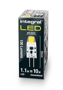 Integral LED steek G4 12V LED COB 1-10W 2700K helder - Afbeelding 2