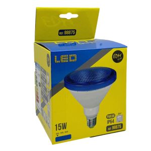 EDM LED lamp PAR38 E27 15-75W blauw - Afbeelding 2