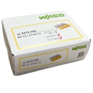 Lasklem 5-voudig mini 0,5-2,5mm doos(100) - Afbeelding 2