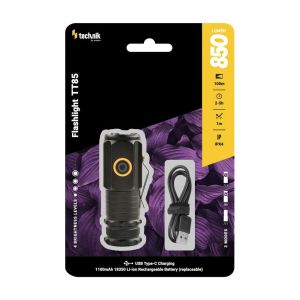 Technik LED zaklamp TT85 oplaadbaar 850 lumen - Afbeelding 2