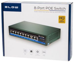 PoE Netwerk switch 8 poorts 10/100/1000Mbps - Afbeelding 2