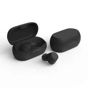 Bluetooth draadloze earbuds + oplaadcase zwart - Afbeelding 2