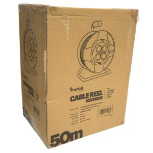 Kabelhaspel H07 3x1,5qmm 50m metaal - Afbeelding 2