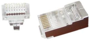 Modulaire plug RJ45 afgeschermd doorsteekmontage zak(100) - Afbeelding 2