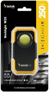 Technik LED werklamp W20 COB 3xAAA 250 lumen - Afbeelding 2