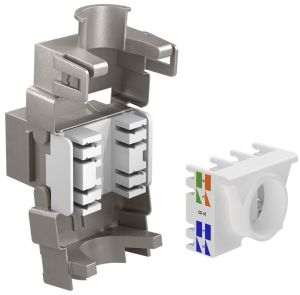 Keystone RJ45 UTP CAT6 tangloze montage - Afbeelding 2