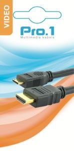 HDMI 1.4 kabel male naar mini HDMI 5m - Afbeelding 2
