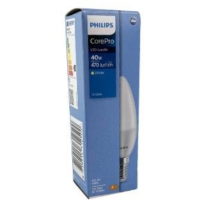 Philips LED kaars E14 5-40W 2700K mat - Afbeelding 2