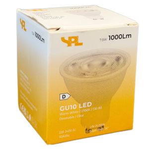 SPL LED spot GU10 7,5-75W 2700K dimbaar - Afbeelding 2
