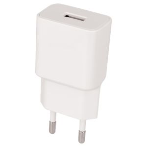 USB lader 2,1A wit - Afbeelding 2