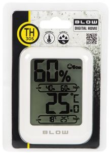 Thermometer binnen met geheugen wit - Afbeelding 2