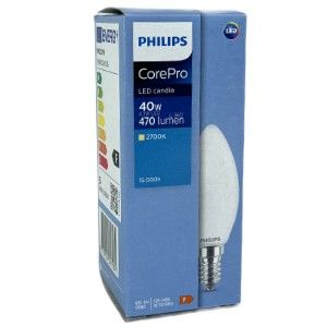 Philips LED kaars E14 4,3-40W 2700K filament mat - Afbeelding 2