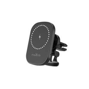 Telefoonhouder universeel ventilatierooster magnetisch + QI - Afbeelding 2