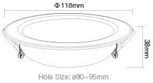RGB-CCT LED Downlighter 6W wit - Afbeelding 2