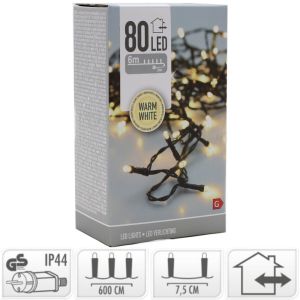Mini strengverlichting 80 LEDS warm wit - Afbeelding 2