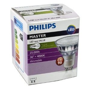 Philips LED spot GU10 3,7-35W 4000K dimbaar - Afbeelding 2