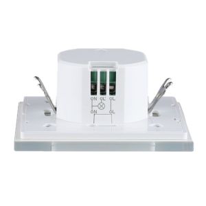 Radar bewegingssensor inbouw wand wit/glas design - Afbeelding 2