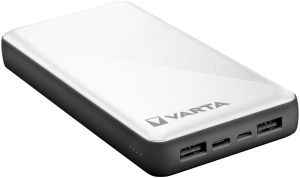 Powerbank 20.000mA zilver USB + USB-C - Afbeelding 3