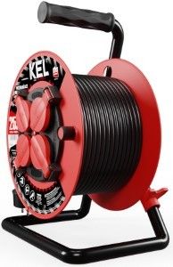 Kabelhaspel H05 3x1,5qmm 25m rood IP44 - Afbeelding 3
