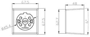 Perilex opbouw stopcontact 16A ABL - Afbeelding 2