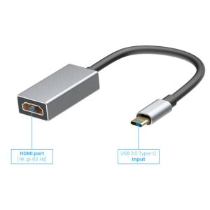 USB-C naar HDMI adapter kabel 15cm - Afbeelding 3