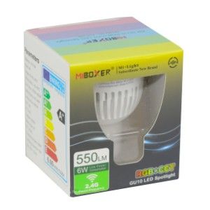 RGB-CCT LED GU10 6W RF 2.4G - Afbeelding 3