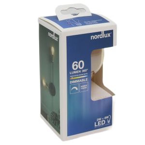 Nordlux LED GLS E27 2-6W 1800K DASH amber dimbaar - Afbeelding 3