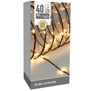 Softwire strengverlichting 40 LEDS extra warm wit - Afbeelding 3