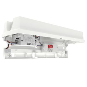 LED Portiek armatuur 8W 2CCT opaalkap IP65 + bewegingsmelder zwart - Afbeelding 3