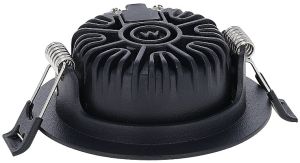 LED inbouwspot 6W 3CCT 82mm 36gr rond verstelbaar zwart - Afbeelding 3