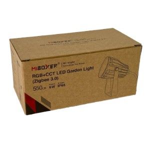 Zigbee RGB-CCT LED Tuinspot IP65 6W rond zwart - Afbeelding 3